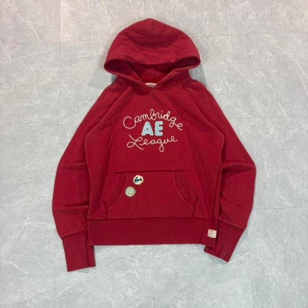 American Eagle red hoodie Size‎ S